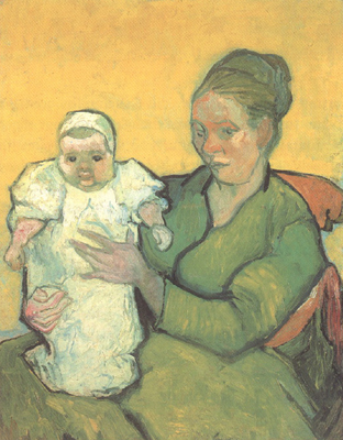 Mother Roulin wtih Her Baby (nn04)